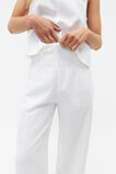 Core Linen Waisted Pant  Whisper White  hi-res
