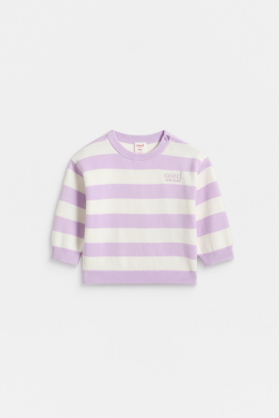 Essential Knit Sweater  Soft Lilac