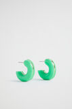 Resin Tubular Hoop  Key Lime  hi-res