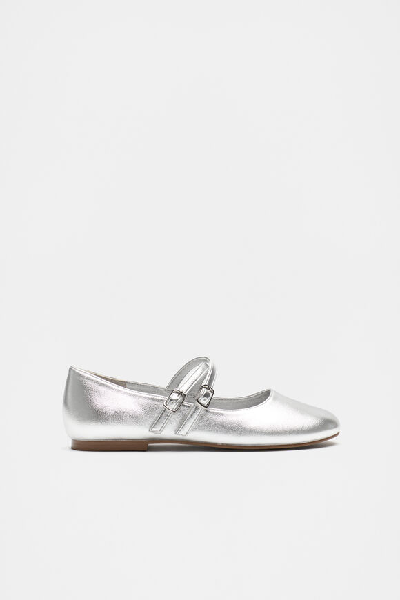 Twin Strap Ballet  Silver  hi-res