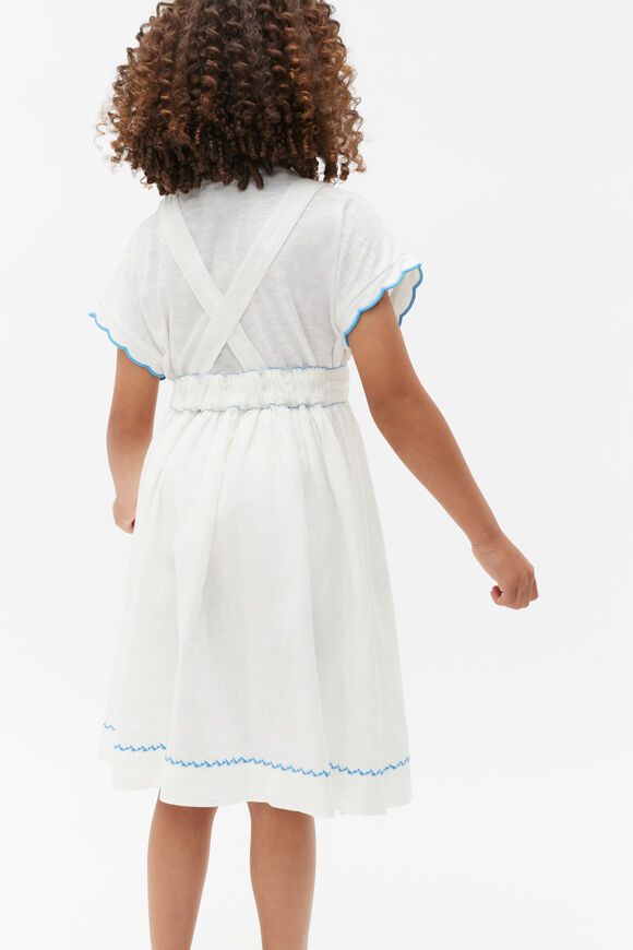 Embroidered Apron Dress  Canvas  hi-res