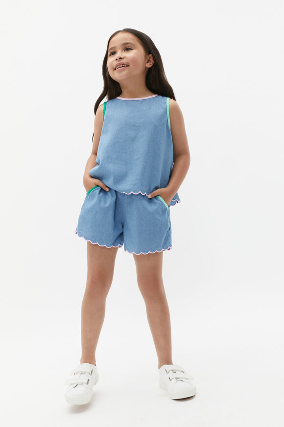 Chambray Top  Chambray  hi-res