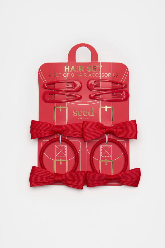 Back To School Hair Set  Red  hi-res