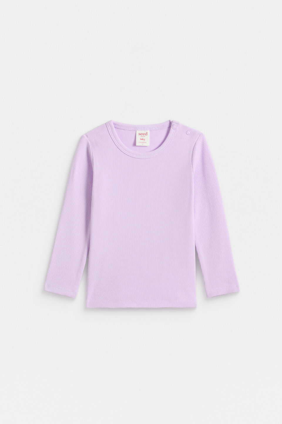 Core Rib Tee  Soft Lilac