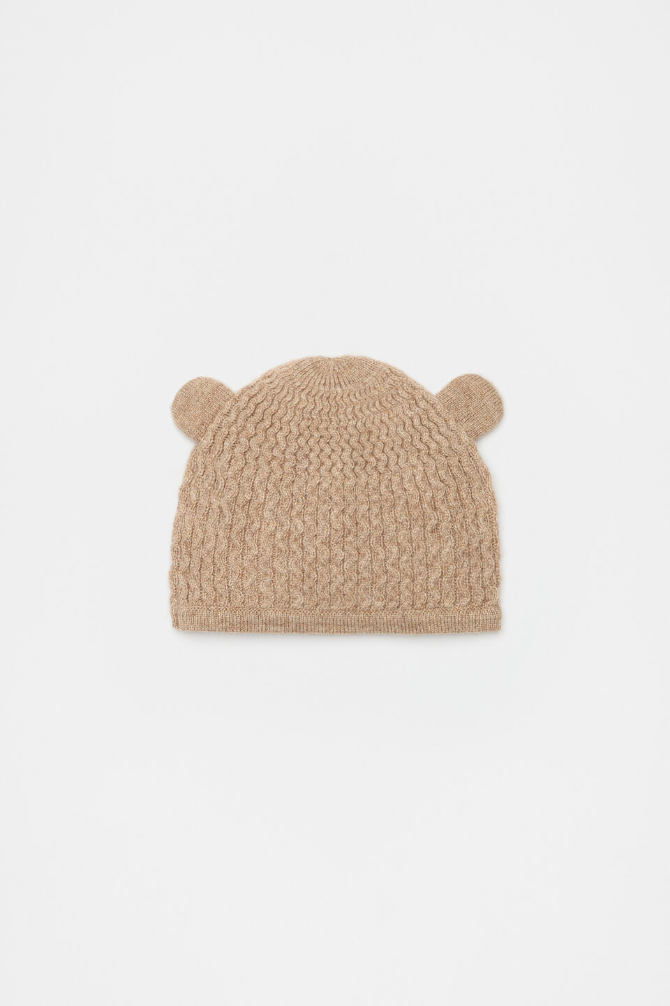 Cable Knit Beanie  Nutmeg Marle