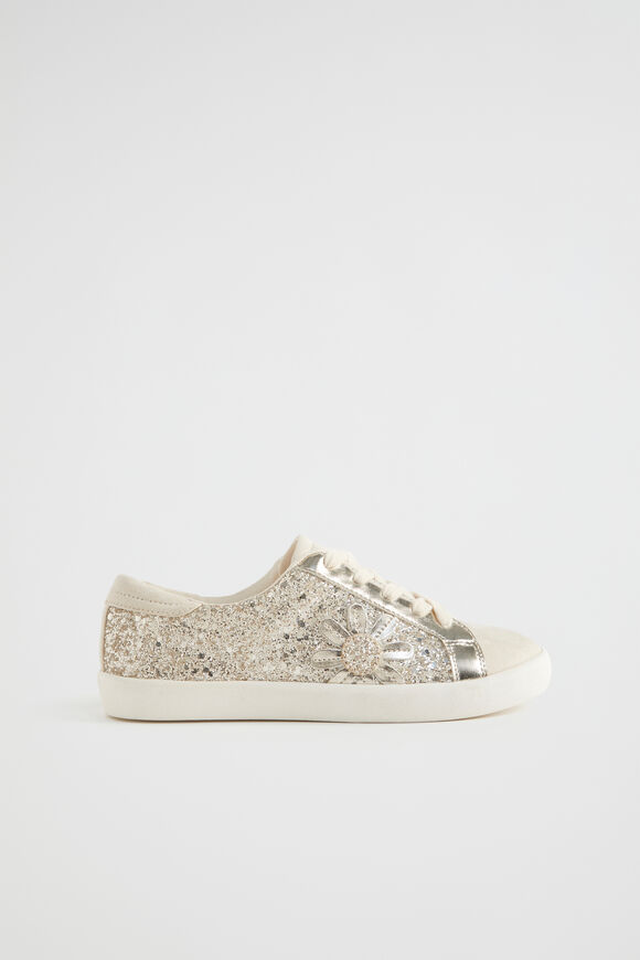 Glitter Trainer  Gold  hi-res