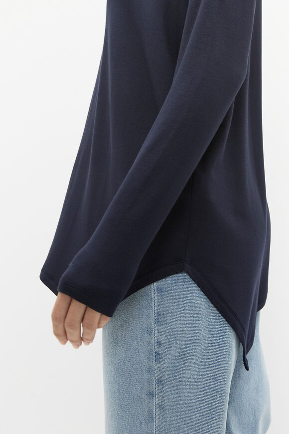 Core Asymmetrical Top  Twilight Blue  hi-res