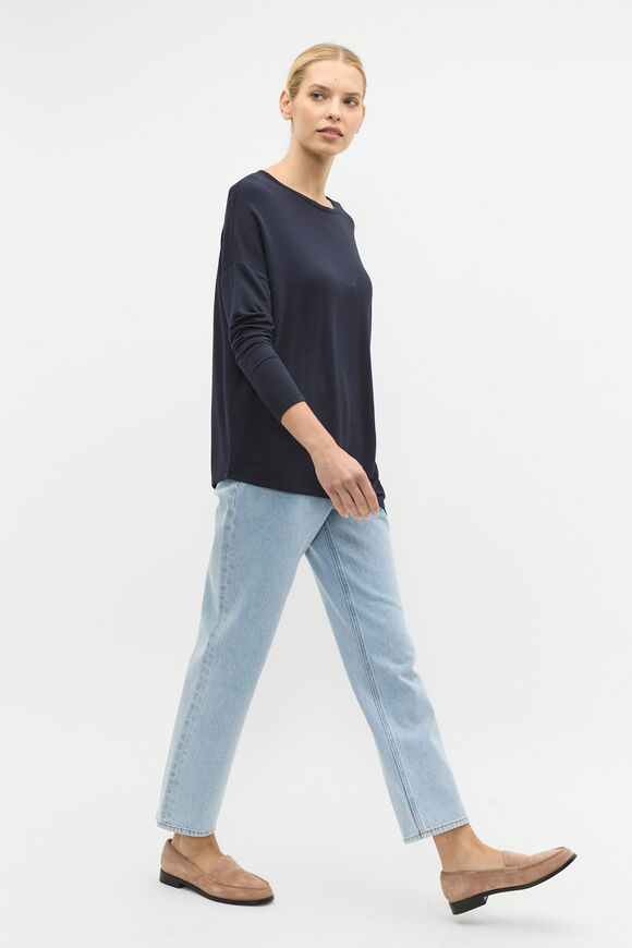 Core Asymmetrical Top  Twilight Blue  hi-res