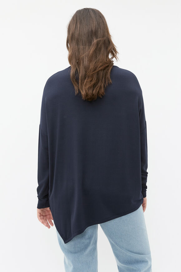 Core Asymmetrical Top  Twilight Blue  hi-res