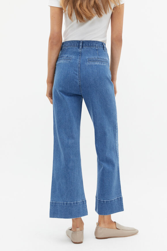 Core Wide Leg Pocket Jean  French Blue Denim  hi-res