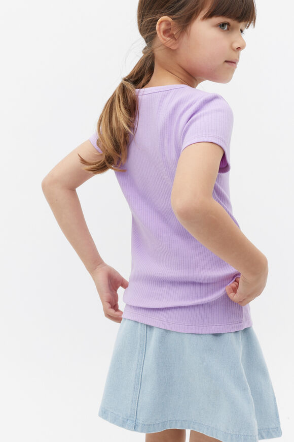 Core Rib Tee  Tulip  hi-res