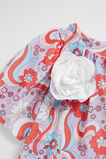 Flower Corsage Brooch  White  hi-res