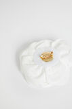 Flower Corsage Brooch  White  hi-res