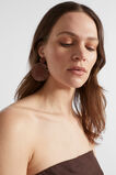 Circle Raffia Earring  Woodland  hi-res