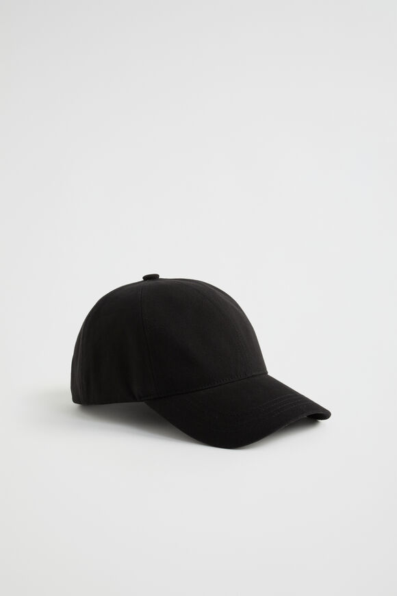 Logo Detail Cap  Black  hi-res