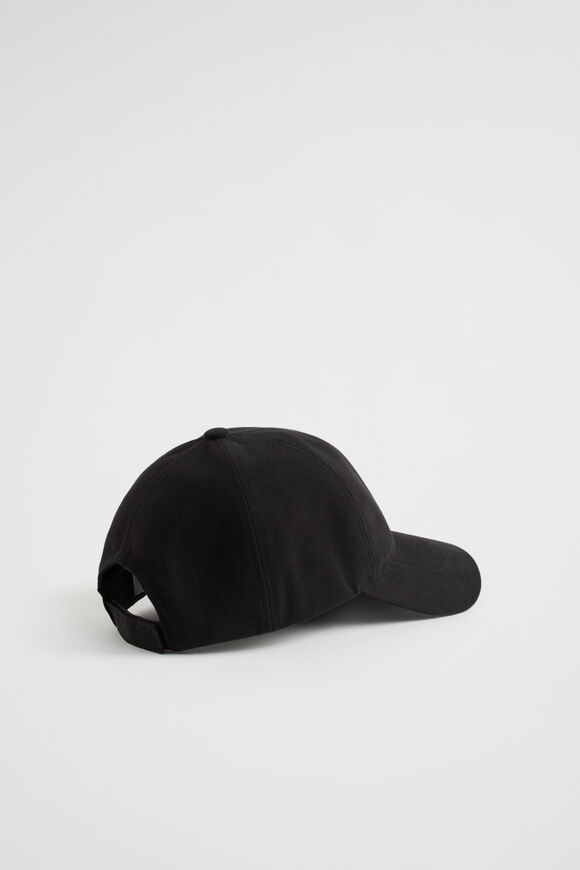 Logo Detail Cap  Black  hi-res