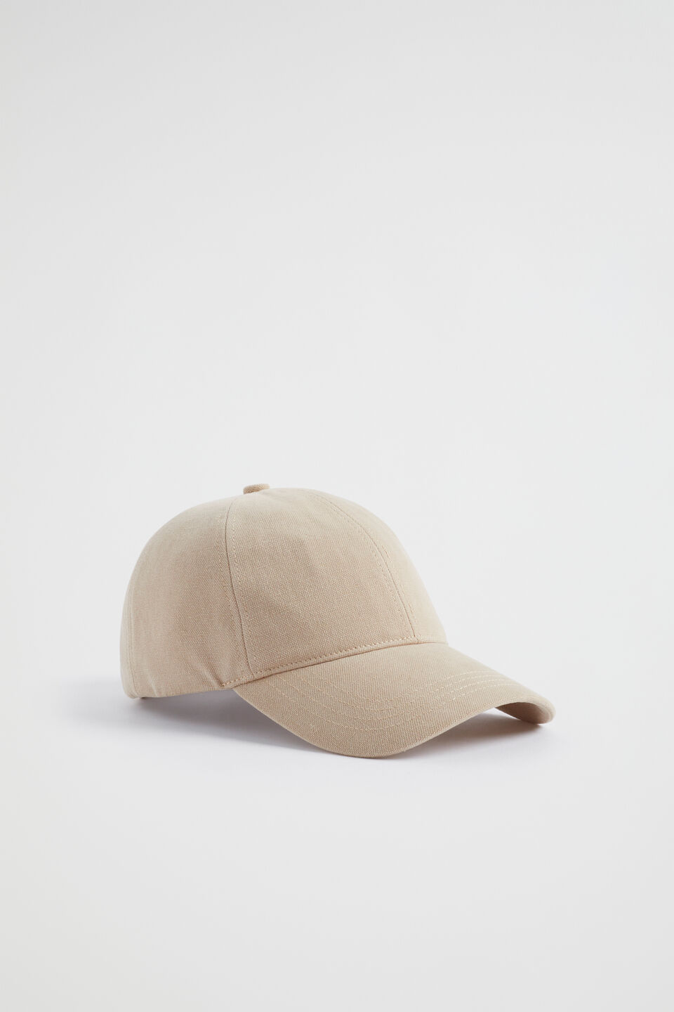 Logo Detail Cap  Natural