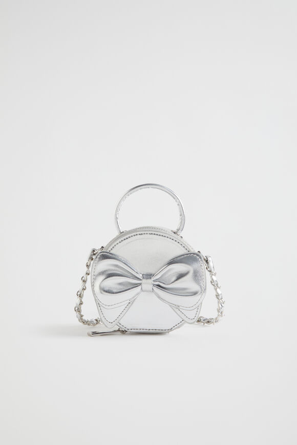 Mini Bow Cross Body  Silver  hi-res