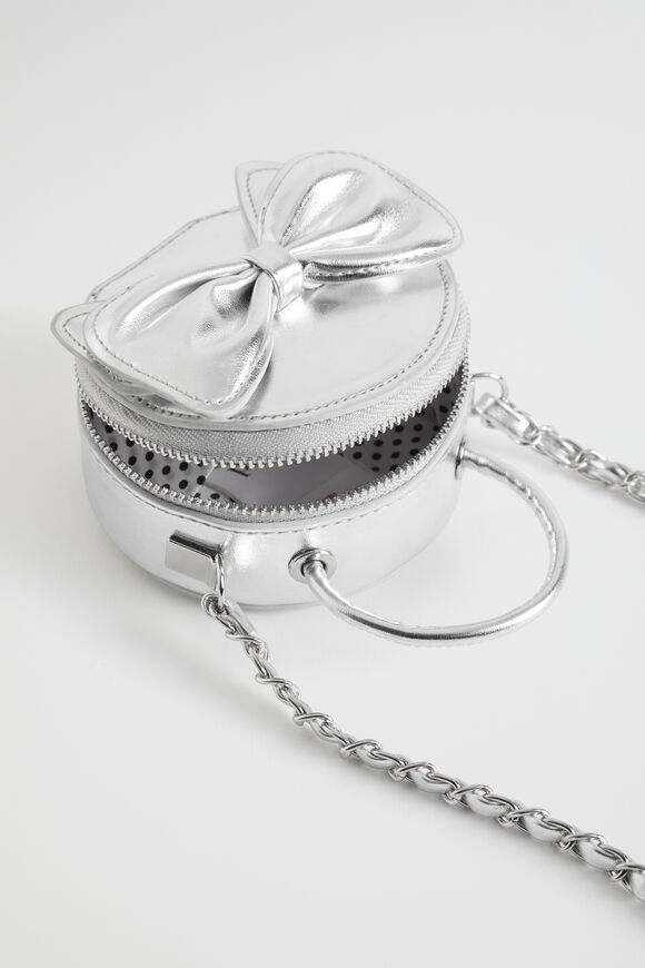 Mini Bow Cross Body  Silver  hi-res