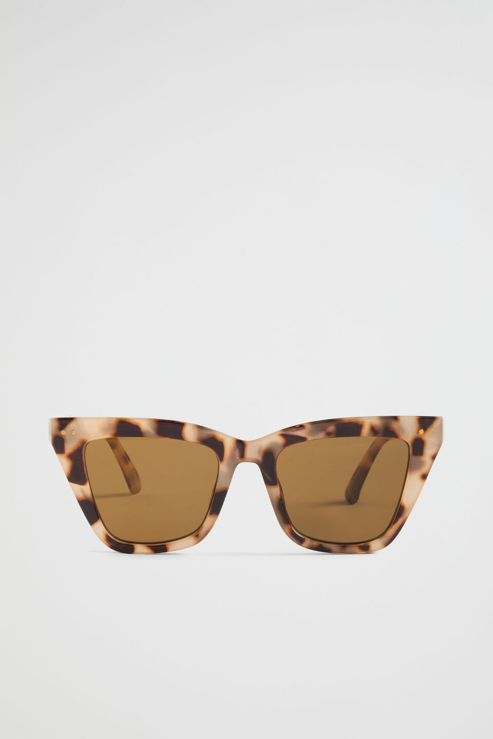 Matilda Cat Eye Sunglasses  Milky Tort