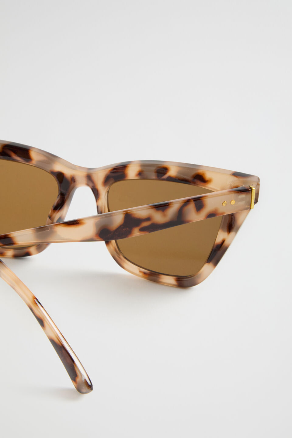 Matilda Cat Eye Sunglasses  Milky Tort