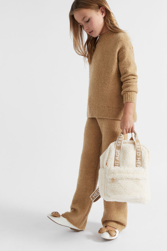 Boucle Knit Sweater  Caramel  hi-res