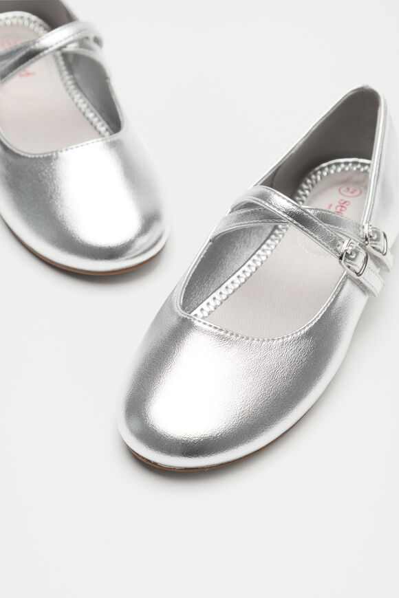 Twin Strap Ballet  Silver  hi-res
