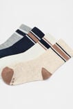 Stripe Rib 4 Pack  Navy Multi  hi-res