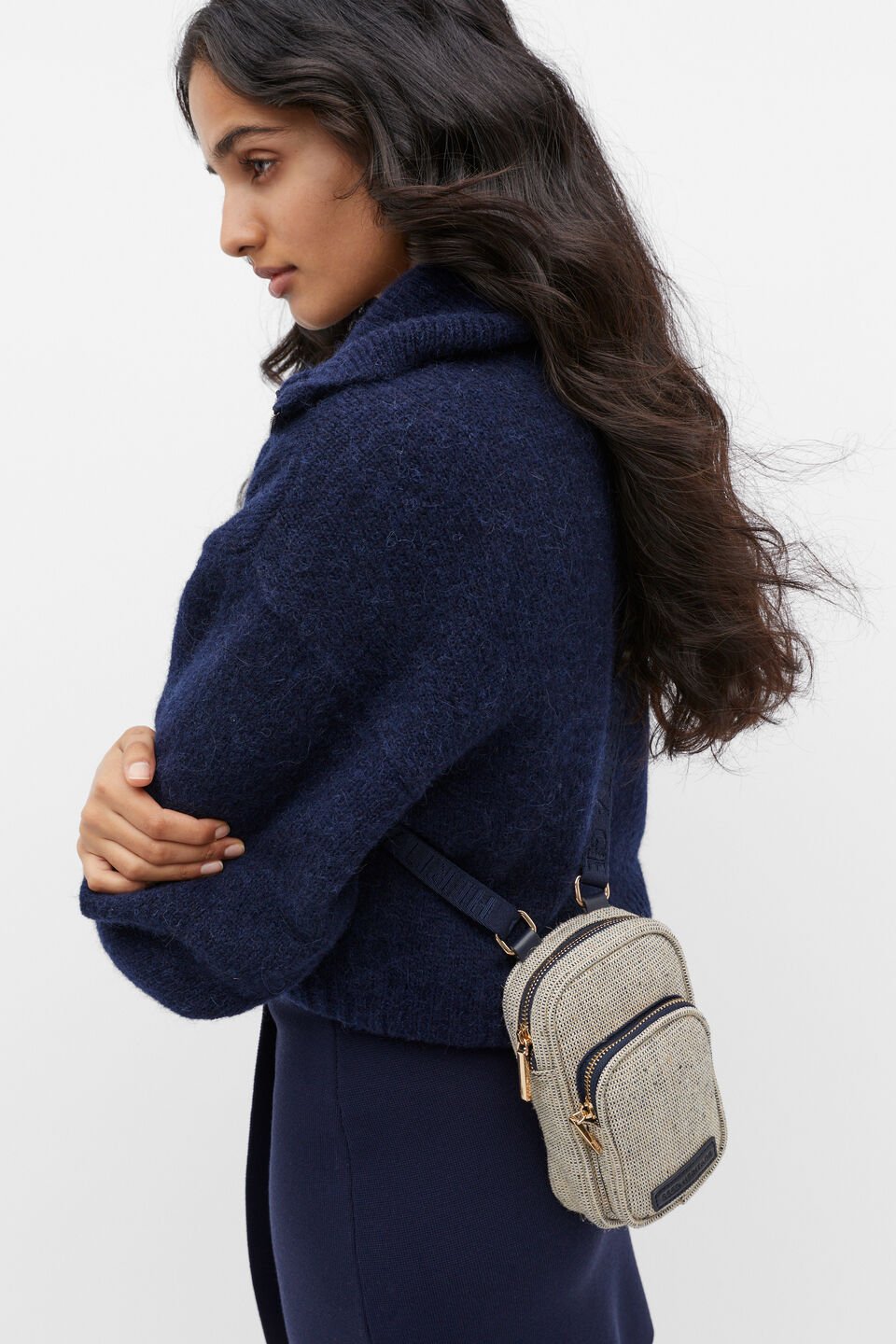 Seed Logo Crossbody Bag  Midnight Sky