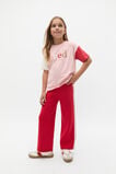Colourblock Logo Tee  Rose Petal  hi-res