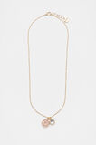 Initial Enamel Necklace  O  hi-res