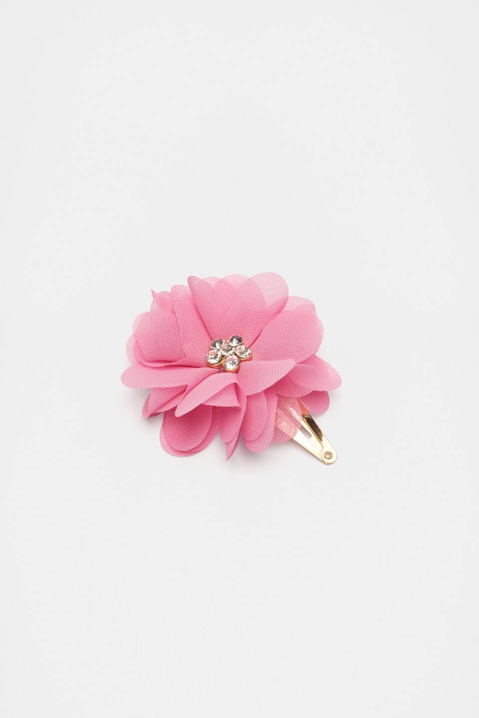 Chiffon Jewel Snap  Candy Pink