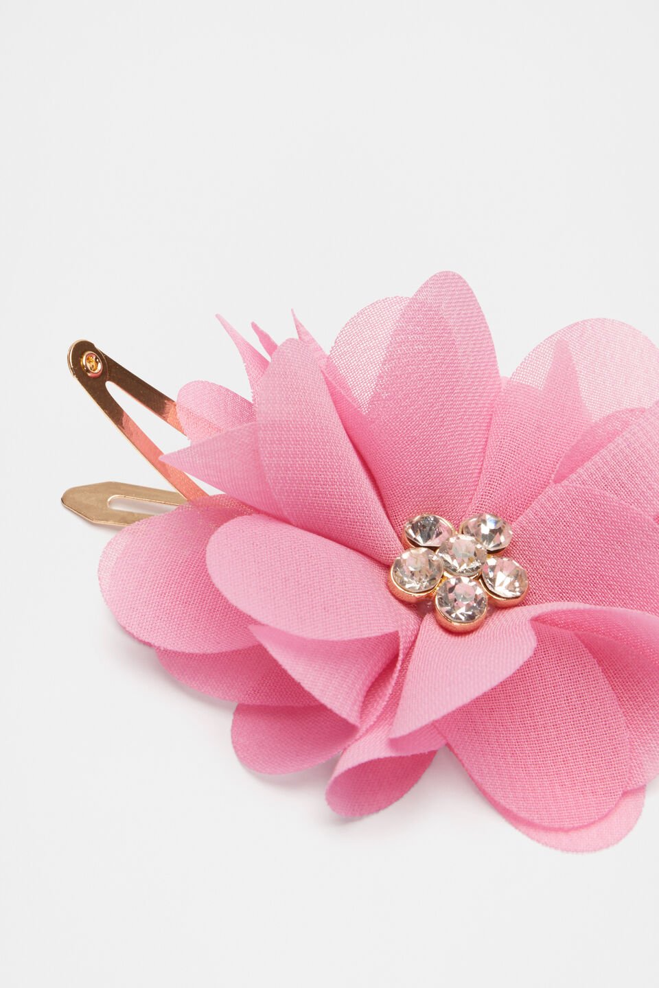 Chiffon Jewel Snap  Candy Pink