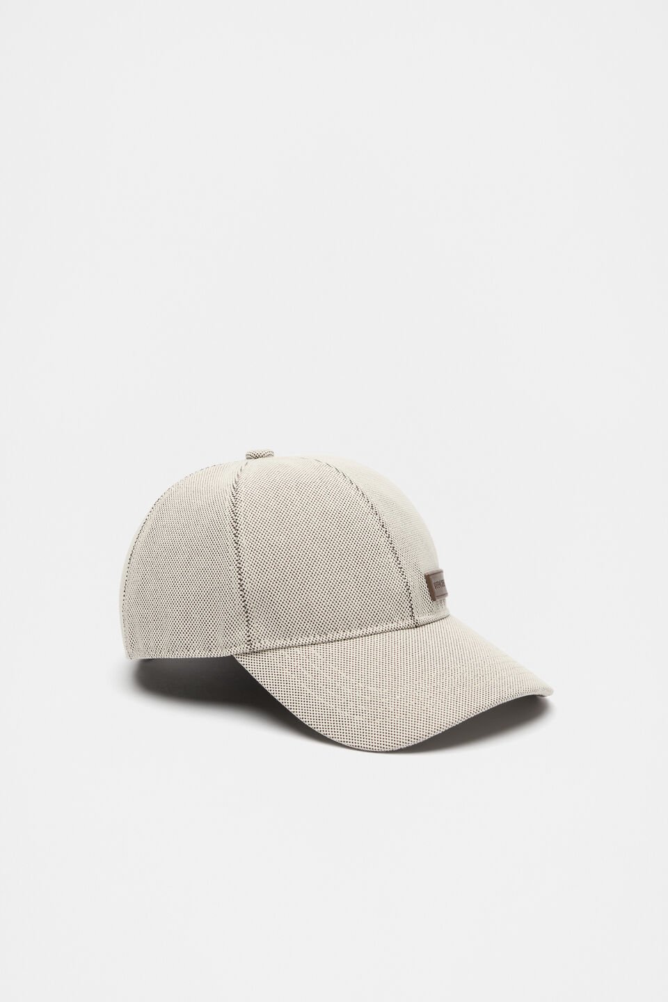 Seed Logo Textured Cap  Affogato
