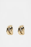 Twist Hoops Earring  Gold  hi-res