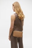 Fabric Splice Camera Bag  Caramel  hi-res