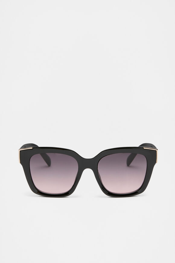 Meredith D Frame Sunglasses  Black  hi-res