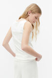 Asymmetric Rib Tank  Marshmallow  hi-res