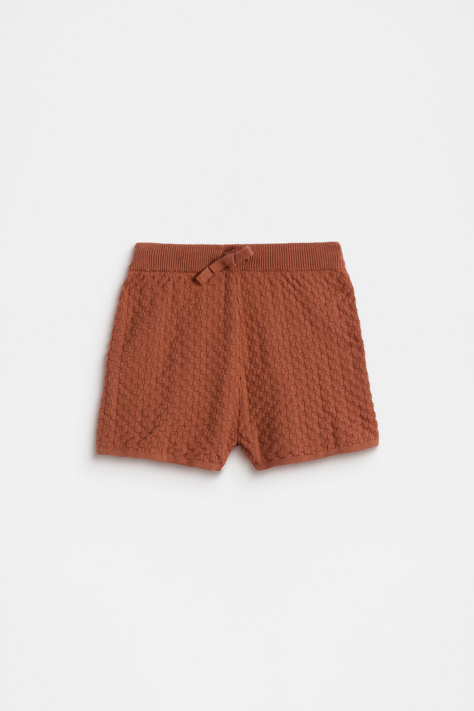 Knit Short  Rust
