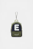 Mini Backpack Initial Keyring  E  hi-res
