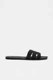 Woven Moulded Slide  Black  hi-res