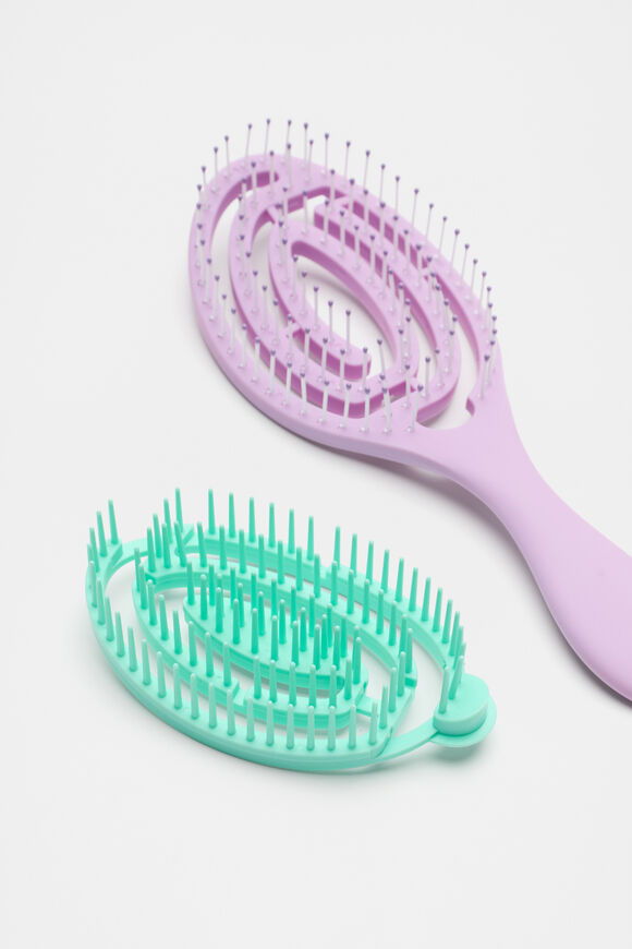 Pop Out Hair Brush  Multi  hi-res
