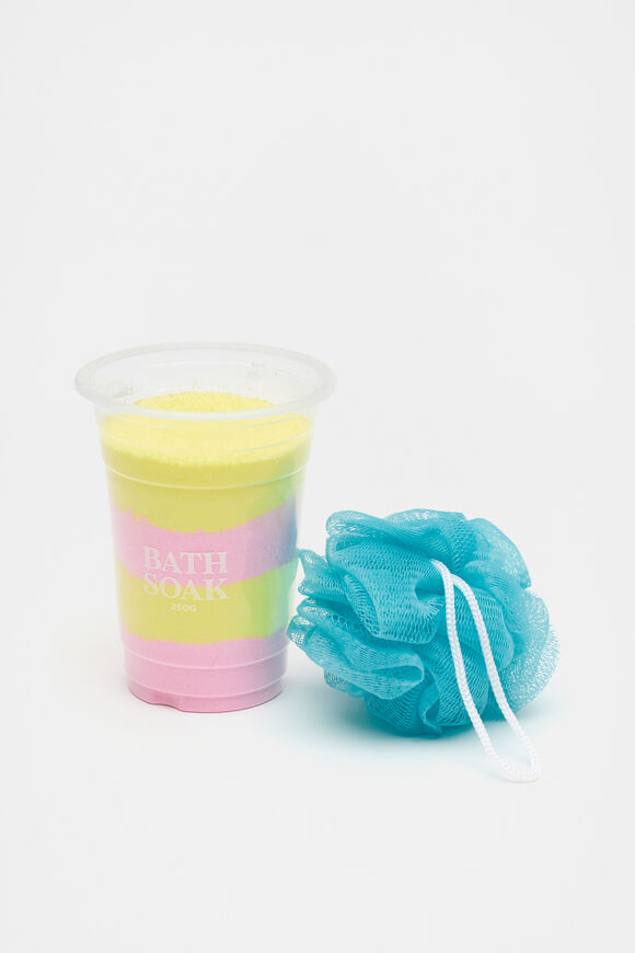 Hibiscus Bath Salts Cup  Multi  hi-res