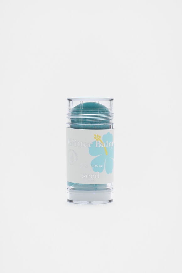Hibiscus Glitter Balm  Ocean Blue  hi-res