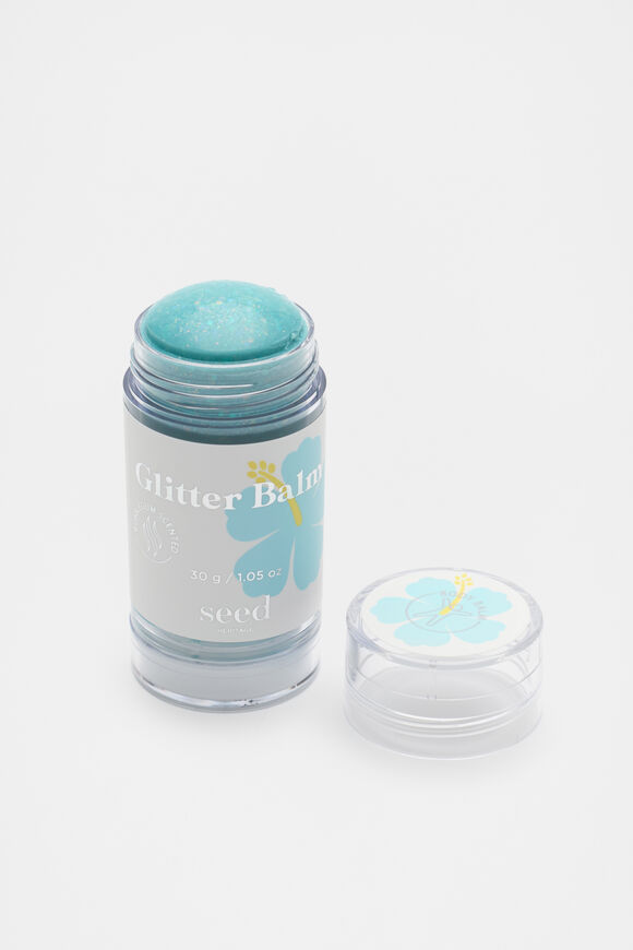 Hibiscus Glitter Balm  Ocean Blue  hi-res