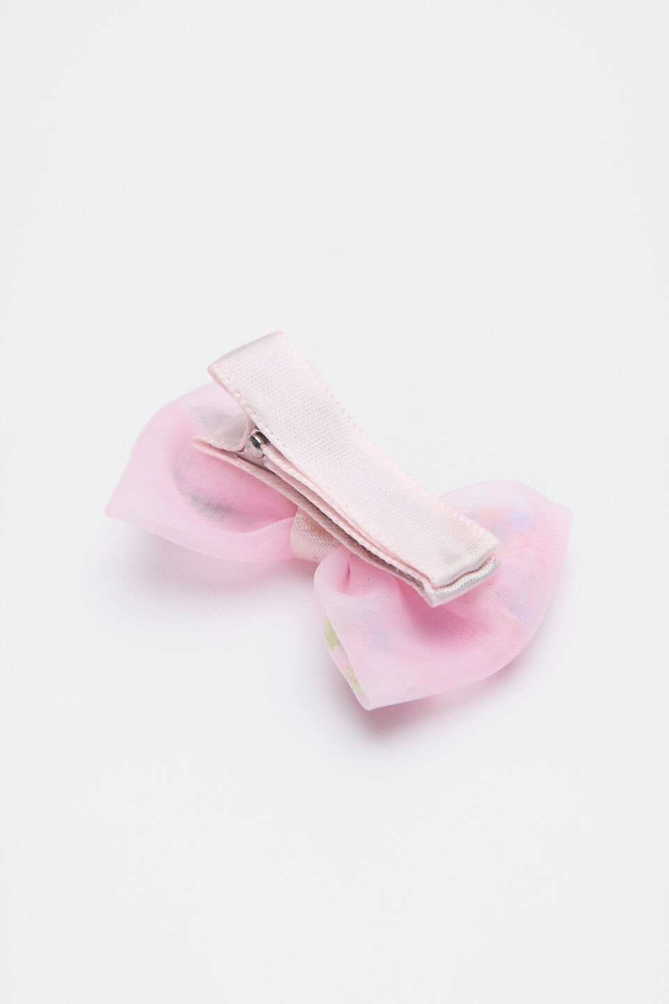 Mini Shaker Bow Duck Clip  Candy Pink