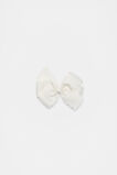 Scallop Grosgrain Bow  Milk  hi-res