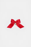 Grosgrain Jewel Bow Duck Clip  Strawberry Red  hi-res