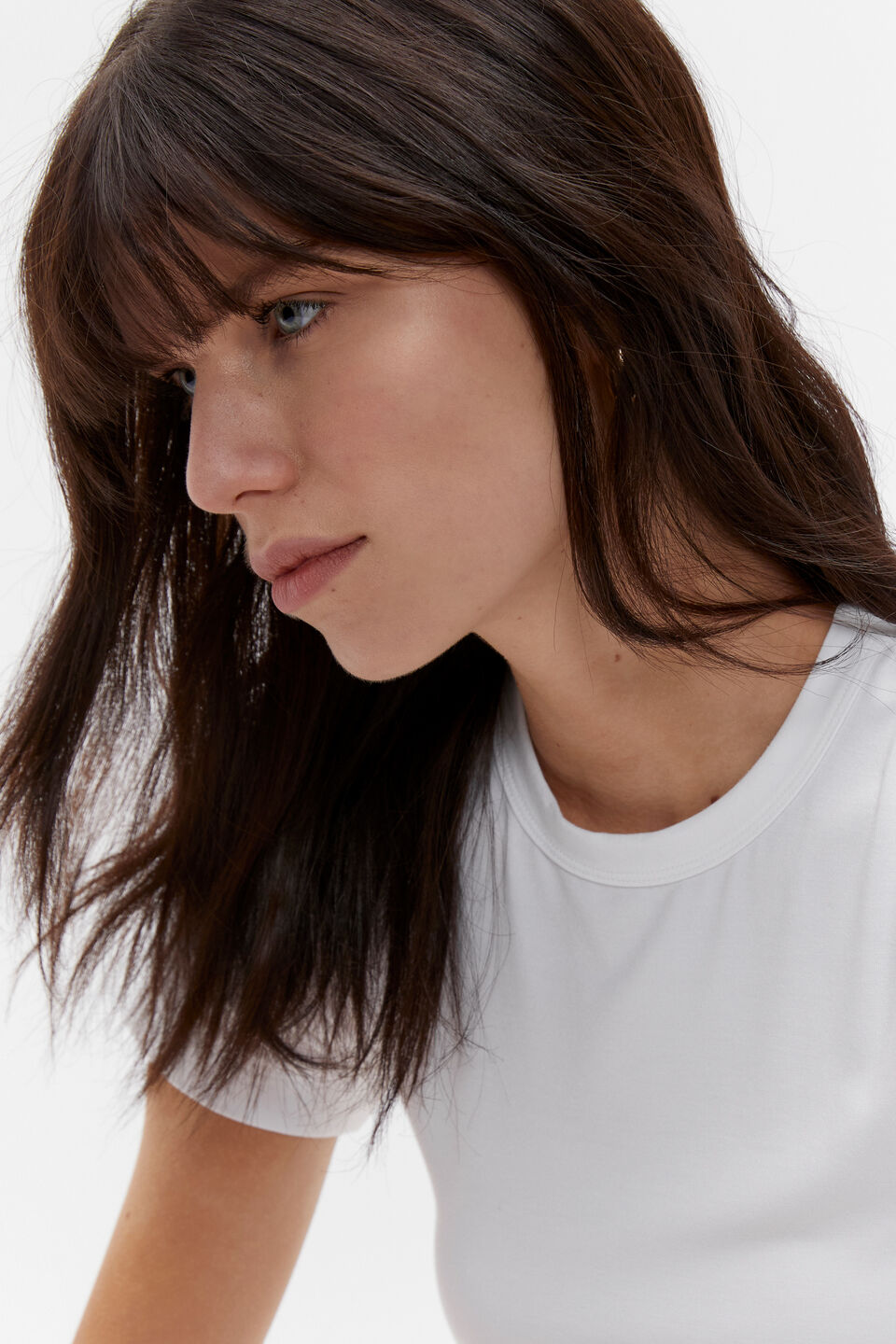 Modal Baby Tee  Whisper White