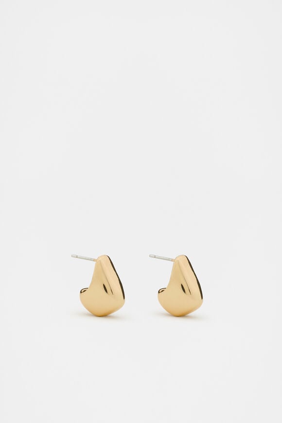 Angular Hoop  Gold  hi-res
